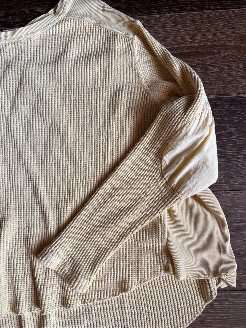 Free People lightweight waffle